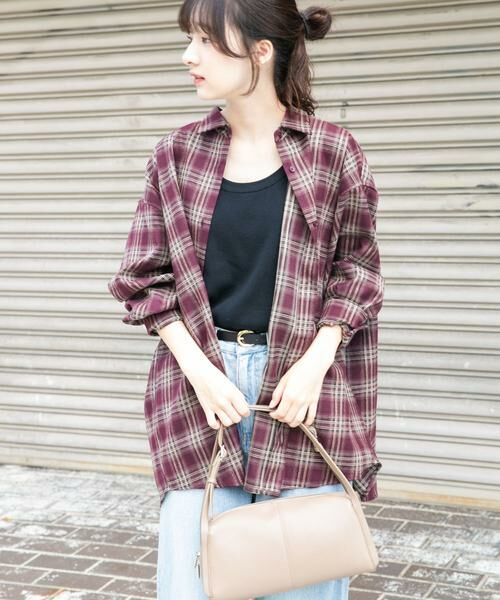 URBAN RESEARCH ITEMS / アーバンリサーチ アイテムズ シャツ・ブラウス | 起毛チェックルーズシャツ | 詳細1