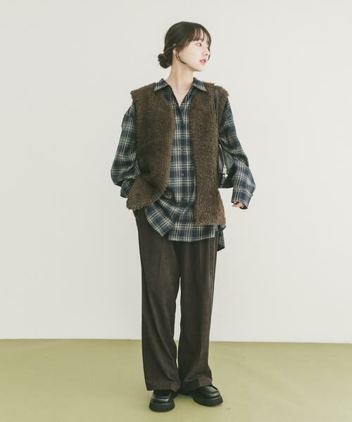 URBAN RESEARCH ITEMS / アーバンリサーチ アイテムズ シャツ・ブラウス | 起毛チェックルーズシャツ | 詳細20