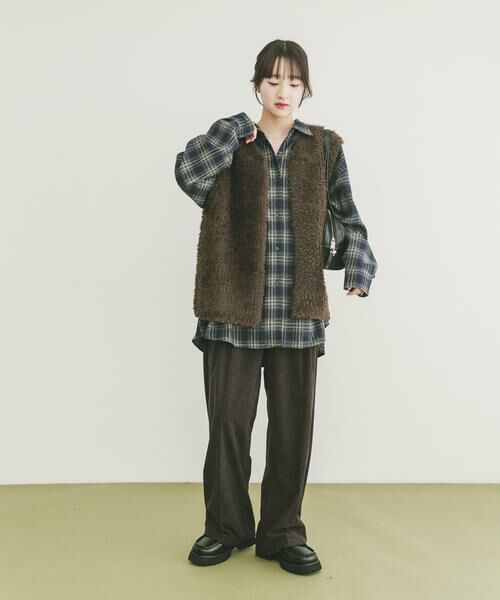 URBAN RESEARCH ITEMS / アーバンリサーチ アイテムズ シャツ・ブラウス | 起毛チェックルーズシャツ | 詳細21