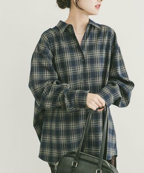 URBAN RESEARCH ITEMS / アーバンリサーチ アイテムズ シャツ・ブラウス | 起毛チェックルーズシャツ | 詳細22