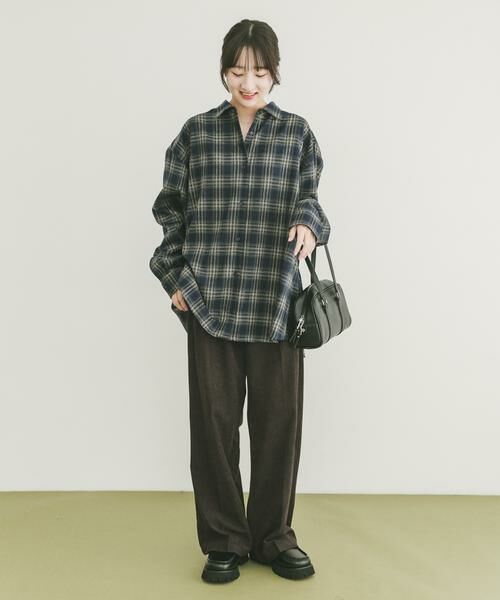 URBAN RESEARCH ITEMS / アーバンリサーチ アイテムズ シャツ・ブラウス | 起毛チェックルーズシャツ | 詳細24