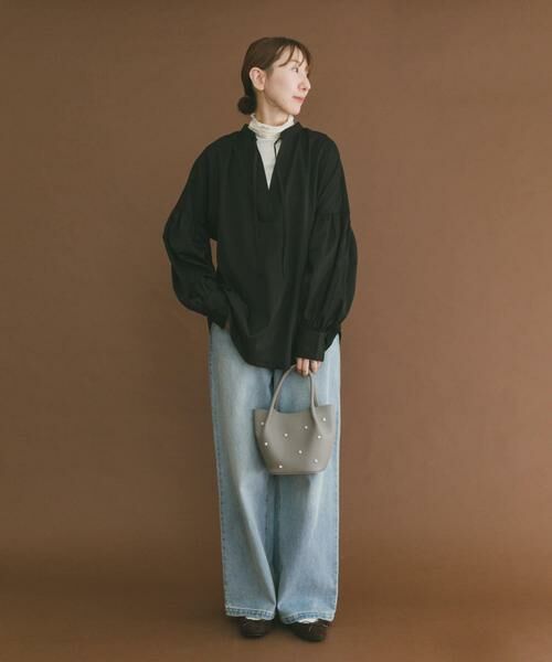 URBAN RESEARCH ITEMS / アーバンリサーチ アイテムズ シャツ・ブラウス | 『イージーケア』スキッパーボリュームブラウス | 詳細3