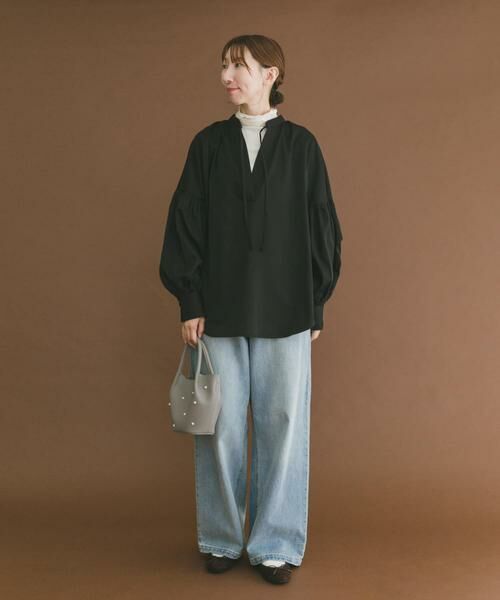 URBAN RESEARCH ITEMS / アーバンリサーチ アイテムズ シャツ・ブラウス | 『イージーケア』スキッパーボリュームブラウス | 詳細4