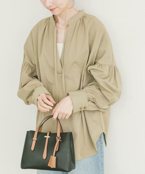 URBAN RESEARCH ITEMS / アーバンリサーチ アイテムズ シャツ・ブラウス | 『イージーケア』スキッパーボリュームブラウス | 詳細9