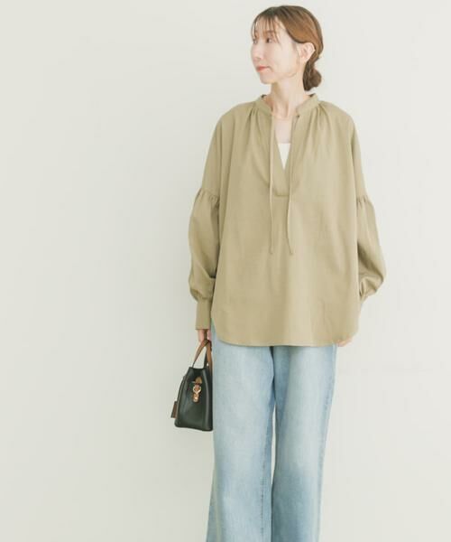 URBAN RESEARCH ITEMS / アーバンリサーチ アイテムズ シャツ・ブラウス | 『イージーケア』スキッパーボリュームブラウス | 詳細11