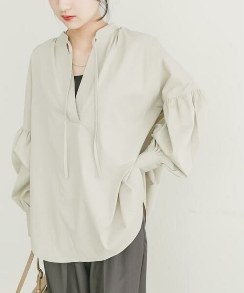 URBAN RESEARCH ITEMS / アーバンリサーチ アイテムズ シャツ・ブラウス | 『イージーケア』スキッパーボリュームブラウス | 詳細19