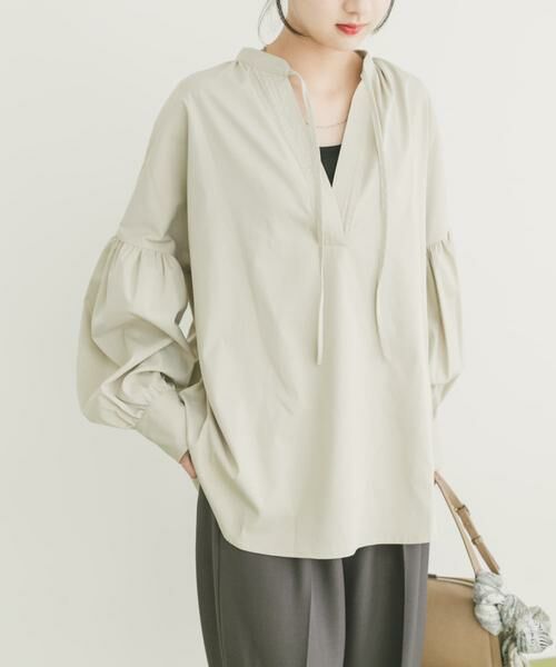 URBAN RESEARCH ITEMS / アーバンリサーチ アイテムズ シャツ・ブラウス | 『イージーケア』スキッパーボリュームブラウス | 詳細20