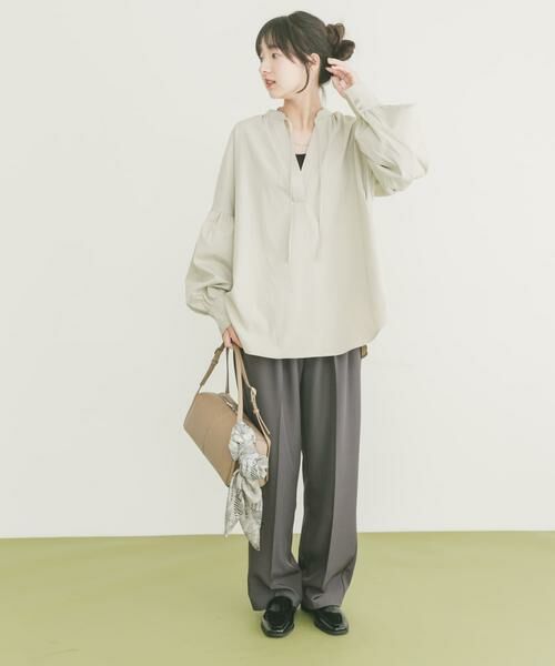 URBAN RESEARCH ITEMS / アーバンリサーチ アイテムズ シャツ・ブラウス | 『イージーケア』スキッパーボリュームブラウス | 詳細22