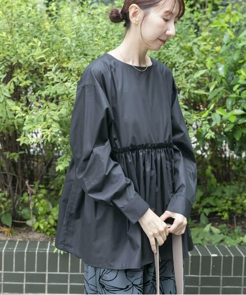 URBAN RESEARCH ITEMS / アーバンリサーチ アイテムズ シャツ・ブラウス | ウエストギャザーブラウス | 詳細9