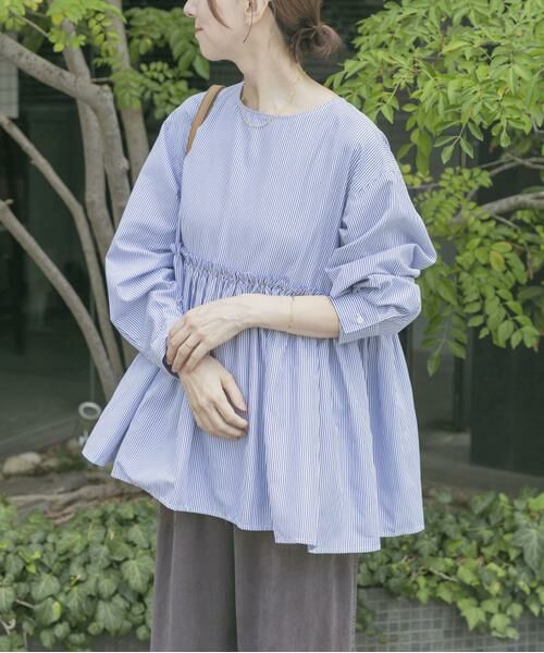 URBAN RESEARCH ITEMS / アーバンリサーチ アイテムズ シャツ・ブラウス | ウエストギャザーブラウス | 詳細17