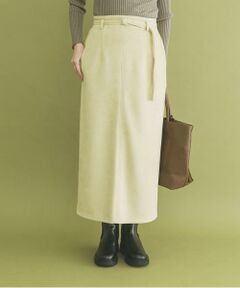 URBAN RESEARCH ITEMS / アーバンリサーチ アイテムズ スカート | 『イージーケア』ベルト付きフェイクスエードスカート