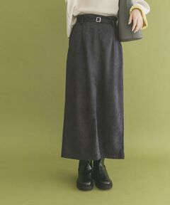 URBAN RESEARCH ITEMS / アーバンリサーチ アイテムズ スカート | 『イージーケア』ベルト付きフェイクスエードスカート
