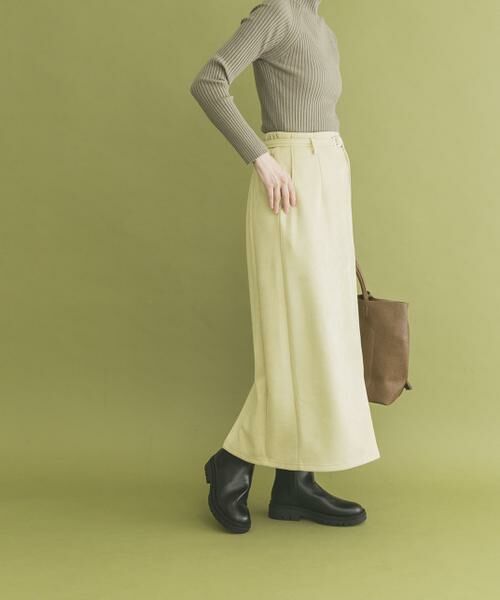 URBAN RESEARCH ITEMS / アーバンリサーチ アイテムズ スカート | 『イージーケア』ベルト付きフェイクスエードスカート | 詳細5