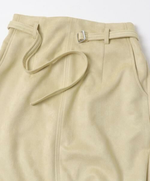 URBAN RESEARCH ITEMS / アーバンリサーチ アイテムズ スカート | 『イージーケア』ベルト付きフェイクスエードスカート | 詳細8