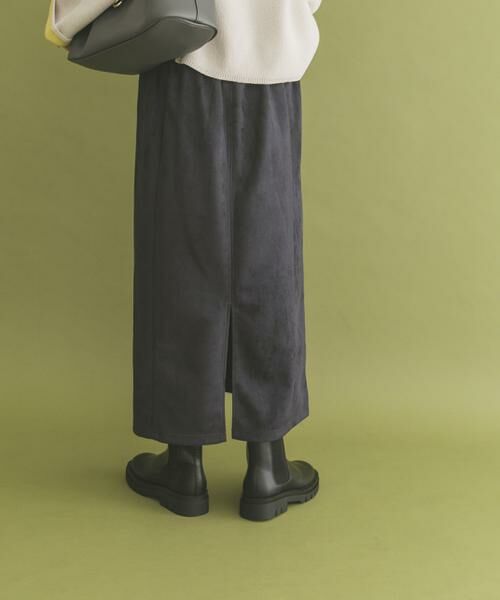 URBAN RESEARCH ITEMS / アーバンリサーチ アイテムズ スカート | 『イージーケア』ベルト付きフェイクスエードスカート | 詳細19