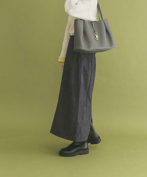 URBAN RESEARCH ITEMS / アーバンリサーチ アイテムズ スカート | 『イージーケア』ベルト付きフェイクスエードスカート | 詳細22