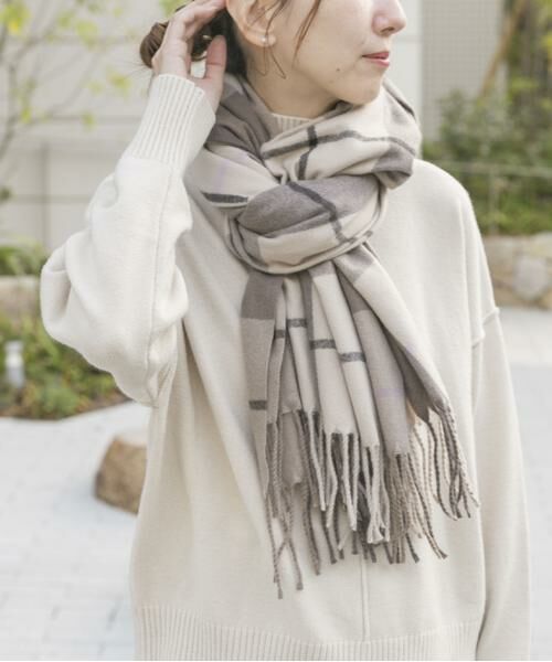 URBAN RESEARCH ITEMS / アーバンリサーチ アイテムズ マフラー・ショール・スヌード・ストール | チェックストール | 詳細1