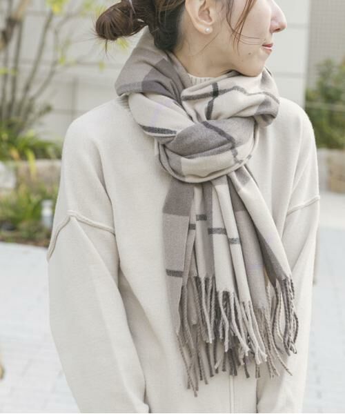 URBAN RESEARCH ITEMS / アーバンリサーチ アイテムズ マフラー・ショール・スヌード・ストール | チェックストール | 詳細2