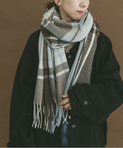 URBAN RESEARCH ITEMS / アーバンリサーチ アイテムズ マフラー・ショール・スヌード・ストール | チェックストール | 詳細7
