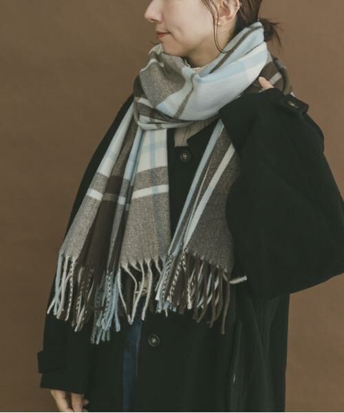 URBAN RESEARCH ITEMS / アーバンリサーチ アイテムズ マフラー・ショール・スヌード・ストール | チェックストール | 詳細8
