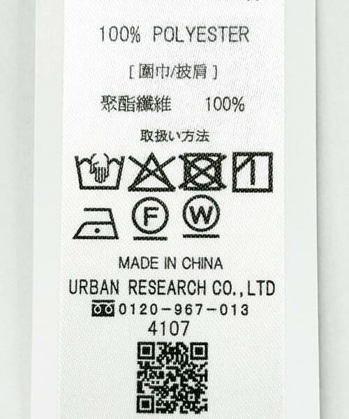 URBAN RESEARCH ITEMS / アーバンリサーチ アイテムズ マフラー・ショール・スヌード・ストール | チェックストール | 詳細21