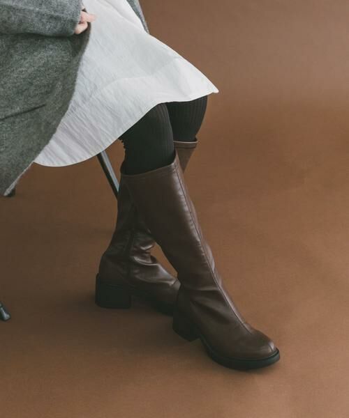 URBAN RESEARCH ITEMS / アーバンリサーチ アイテムズ シューズ | ストレッチロングブーツ | 詳細2