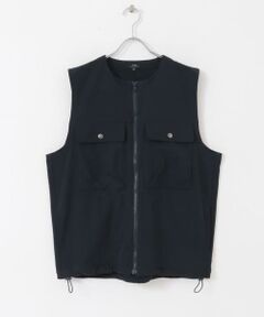 URBAN RESEARCH ITEMS / アーバンリサーチ アイテムズ ベスト | 撥水×ストレッチ ナイロンノーカラーベスト