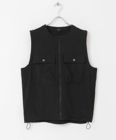URBAN RESEARCH ITEMS / アーバンリサーチ アイテムズ ベスト | 撥水×ストレッチ ナイロンノーカラーベスト