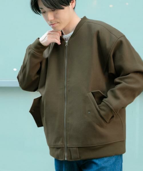 URBAN RESEARCH ITEMS / アーバンリサーチ アイテムズ ミリタリージャケット・コート | ウールライクメルトン MA-1 | 詳細1