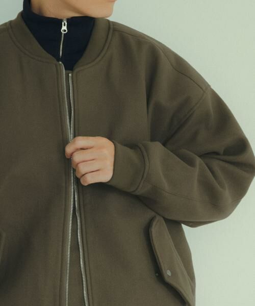 URBAN RESEARCH ITEMS / アーバンリサーチ アイテムズ ミリタリージャケット・コート | ウールライクメルトン MA-1 | 詳細5