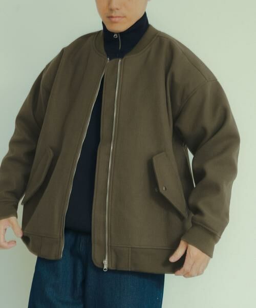 URBAN RESEARCH ITEMS / アーバンリサーチ アイテムズ ミリタリージャケット・コート | ウールライクメルトン MA-1 | 詳細6