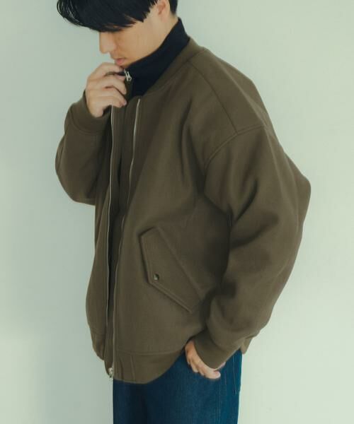 URBAN RESEARCH ITEMS / アーバンリサーチ アイテムズ ミリタリージャケット・コート | ウールライクメルトン MA-1 | 詳細8
