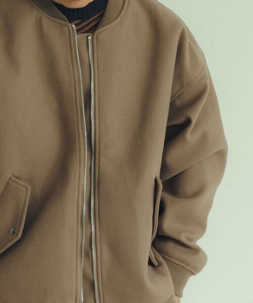 URBAN RESEARCH ITEMS / アーバンリサーチ アイテムズ ミリタリージャケット・コート | ウールライクメルトン MA-1 | 詳細13