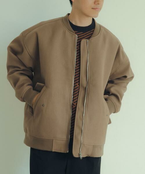 URBAN RESEARCH ITEMS / アーバンリサーチ アイテムズ ミリタリージャケット・コート | ウールライクメルトン MA-1 | 詳細14