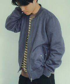 URBAN RESEARCH ITEMS / アーバンリサーチ アイテムズ ミリタリージャケット・コート | 裏フリース フェイクスエードMA-1