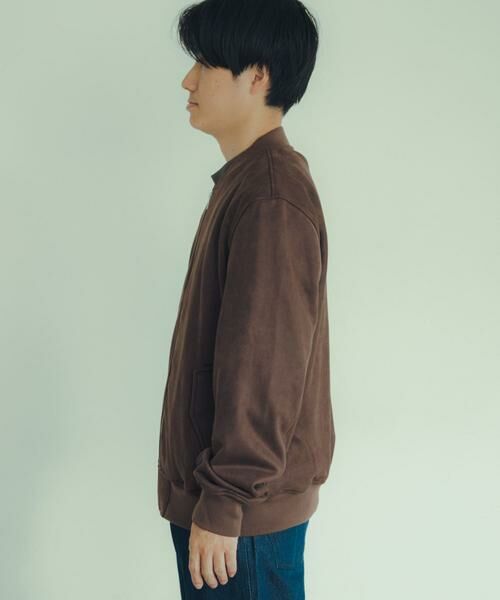 URBAN RESEARCH ITEMS / アーバンリサーチ アイテムズ ミリタリージャケット・コート | 裏フリース フェイクスエードMA-1 | 詳細10