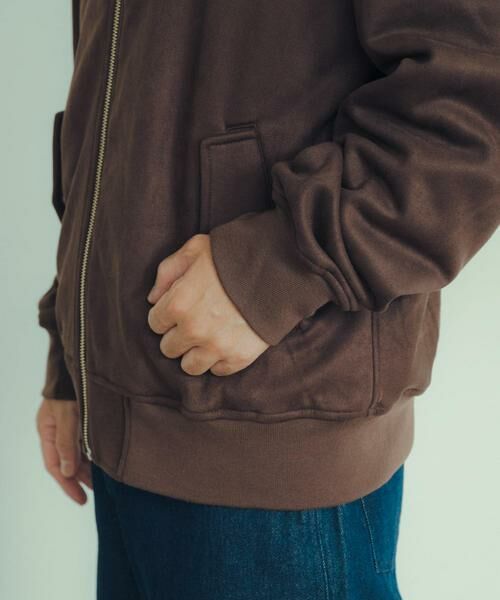 URBAN RESEARCH ITEMS / アーバンリサーチ アイテムズ ミリタリージャケット・コート | 裏フリース フェイクスエードMA-1 | 詳細14
