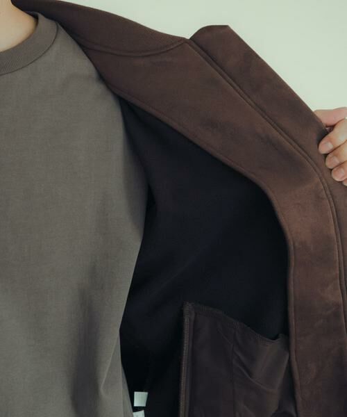 URBAN RESEARCH ITEMS / アーバンリサーチ アイテムズ ミリタリージャケット・コート | 裏フリース フェイクスエードMA-1 | 詳細15