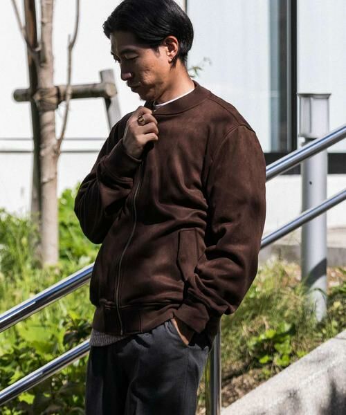 URBAN RESEARCH ITEMS / アーバンリサーチ アイテムズ ミリタリージャケット・コート | 裏フリース フェイクスエードMA-1 | 詳細2