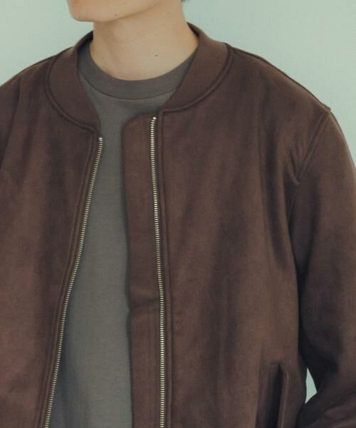 URBAN RESEARCH ITEMS / アーバンリサーチ アイテムズ ミリタリージャケット・コート | 裏フリース フェイクスエードMA-1 | 詳細5