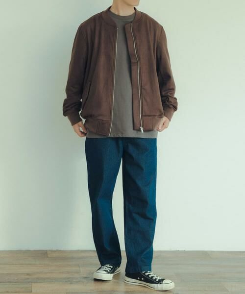 URBAN RESEARCH ITEMS / アーバンリサーチ アイテムズ ミリタリージャケット・コート | 裏フリース フェイクスエードMA-1 | 詳細8