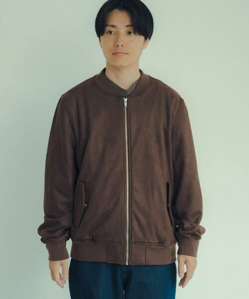 URBAN RESEARCH ITEMS / アーバンリサーチ アイテムズ ミリタリージャケット・コート | 裏フリース フェイクスエードMA-1 | 詳細9