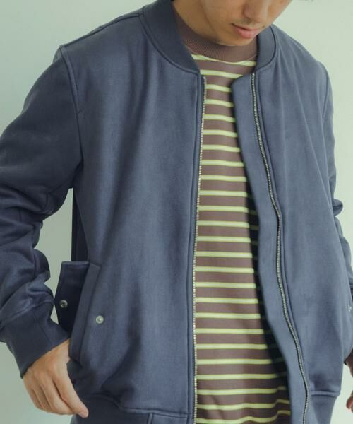 URBAN RESEARCH ITEMS / アーバンリサーチ アイテムズ ミリタリージャケット・コート | 裏フリース フェイクスエードMA-1 | 詳細22