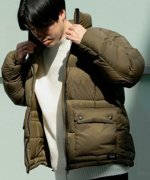 URBAN RESEARCH ITEMS / アーバンリサーチ アイテムズ ダウンジャケット・ベスト | TAION PACKABLE VOLUME DOWN JACKET(オリーブ)