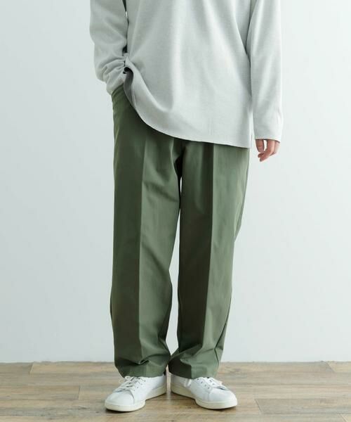URBAN RESEARCH ITEMS / アーバンリサーチ アイテムズ その他パンツ | ポリツイル ワイド イージーパンツ(カーキ)