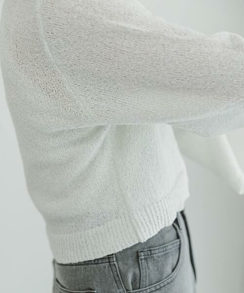 URBAN RESEARCH ITEMS / アーバンリサーチ アイテムズ カーディガン・ボレロ | クロップドニットカーディガン | 詳細11