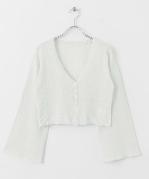 URBAN RESEARCH ITEMS / アーバンリサーチ アイテムズ カーディガン・ボレロ | クロップドニットカーディガン | 詳細13