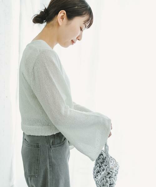 URBAN RESEARCH ITEMS / アーバンリサーチ アイテムズ カーディガン・ボレロ | クロップドニットカーディガン | 詳細2