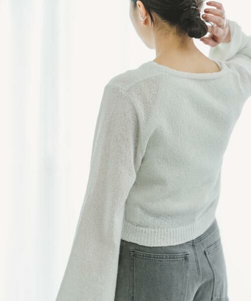 URBAN RESEARCH ITEMS / アーバンリサーチ アイテムズ カーディガン・ボレロ | クロップドニットカーディガン | 詳細4