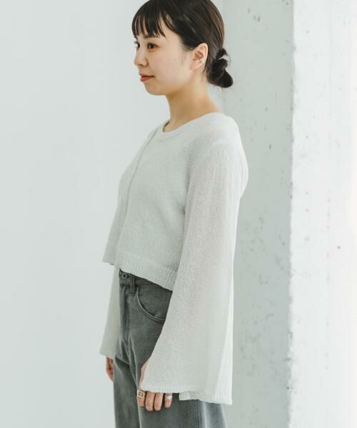 URBAN RESEARCH ITEMS / アーバンリサーチ アイテムズ カーディガン・ボレロ | クロップドニットカーディガン | 詳細8